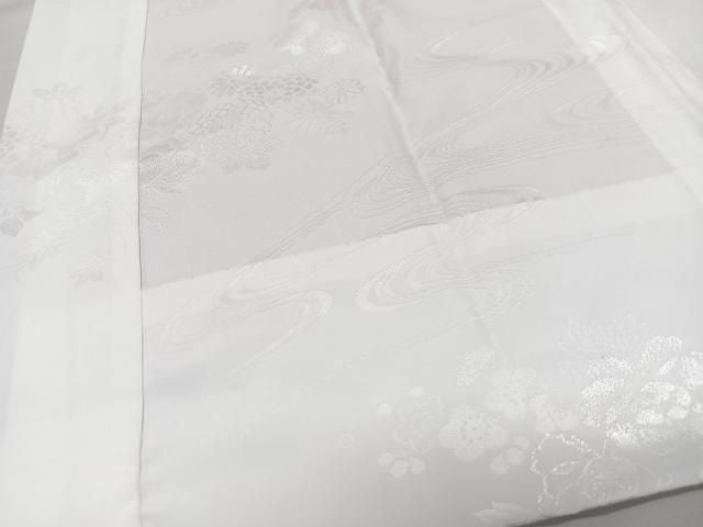 平和屋着物■長襦袢　無双仕立て　流水草花地紋　やまと誂製　洗える着物　CABN2200xe