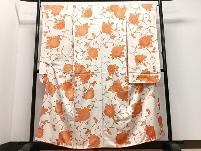 平和屋着物■豪華振袖　草花文　金彩　正絹　逸品　CABN2212xe