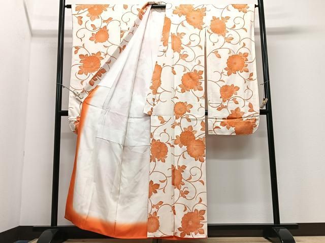 平和屋着物■豪華振袖　草花文　金彩　正絹　逸品　CABN2212xe