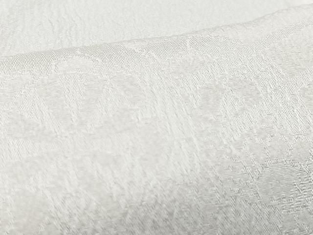 平和屋着物■長襦袢　無双仕立て　御所車花地紋　正絹　逸品　CABN2215xe