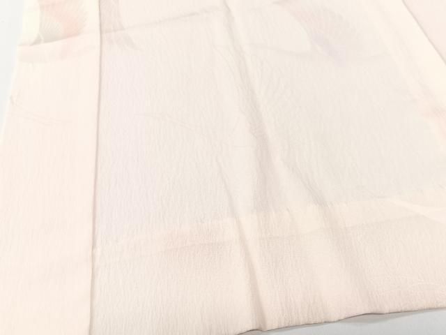 平和屋着物■長襦袢　無双仕立て　飛鶴地紋　暈し染め　正絹　逸品　CABN2218xe