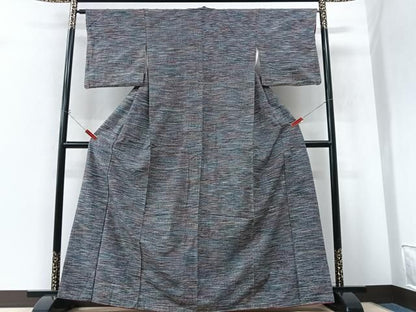 平和屋着物■上質な紬　霞文　正絹　逸品　CABN2247xe
