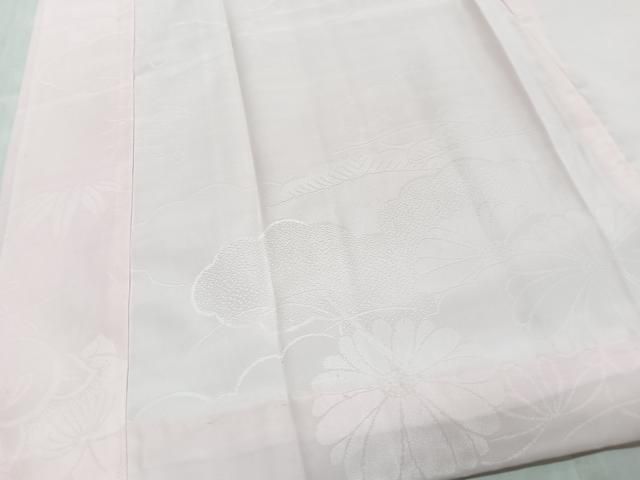 平和屋着物■長襦袢　無双仕立て　雲取り舞花地紋　洗える着物　CABN2254xe
