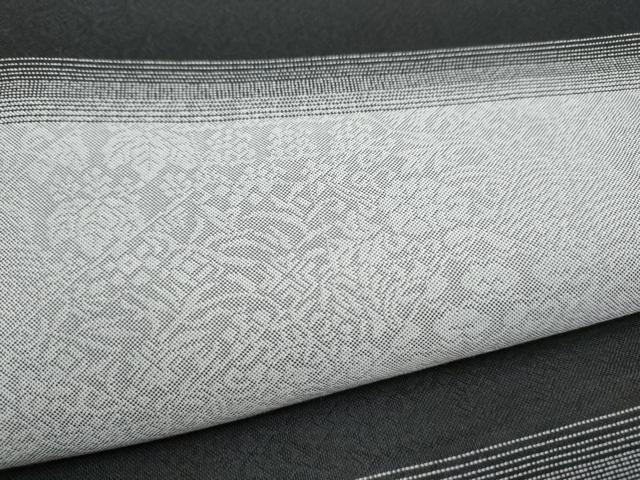平和屋着物●両面　六通柄袋帯　霞文　金銀糸　正絹　逸品　CABN2437hy