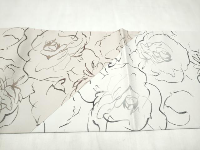平和屋着物●両方向　全通柄袋帯　舞花文　正絹　逸品　CABN2477hy