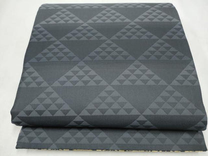 平和屋着物●両面　両方向　全通柄袋帯　金華山織　モール織　葡萄蔦の葉文　金糸　正絹　逸品　CABN2483hy