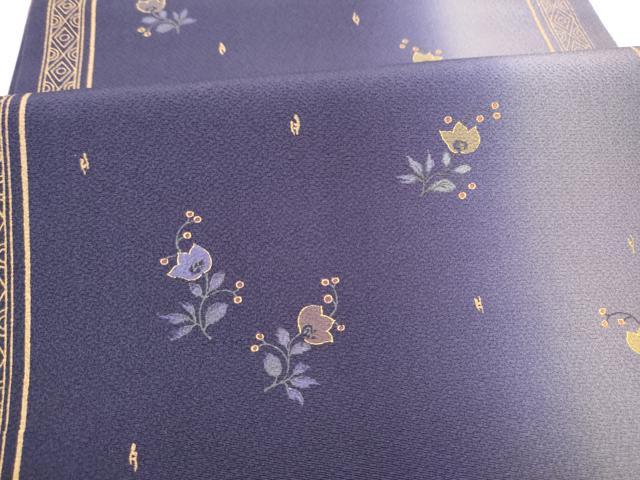 平和屋着物●全通柄袋帯　枝花文　金彩　正絹　逸品　CABN2485hy