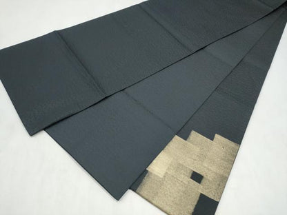 平和屋着物●太鼓柄袋帯　竹屋町刺繍　幾何学文様　正絹　逸品　CABN2486hy