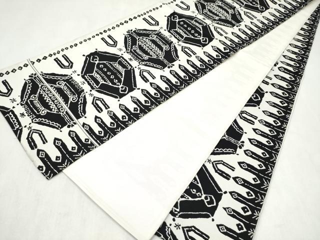 平和屋着物●全通柄　本袋帯　作家物　陶器　正絹　逸品　CABN2494hy
