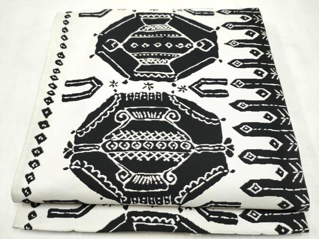 平和屋着物●全通柄　本袋帯　作家物　陶器　正絹　逸品　CABN2494hy