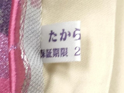 平和屋着物●全通柄袋帯　幾何学文様　正絹　逸品　CABN2505hy