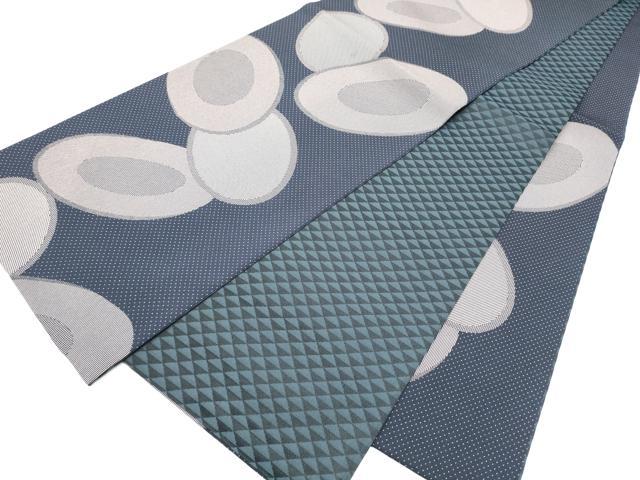 平和屋着物●両面　全通柄袋帯　丸文　正絹　逸品　CABN2510hy