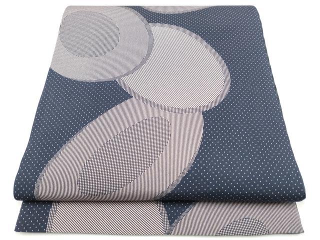 平和屋着物●両面　全通柄袋帯　丸文　正絹　逸品　CABN2510hy