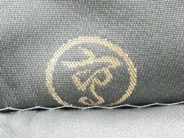 平和屋着物●六通柄袋帯　唐織　市松舞花文　金糸　正絹　逸品　CABN2541hy