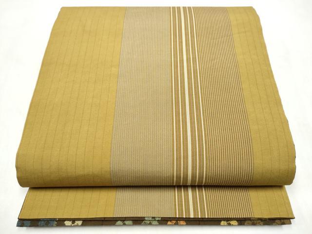 平和屋着物●両面　全通柄袋帯　蜘蛛絞り　菱繋ぎ　正絹　逸品　CABN2665hy