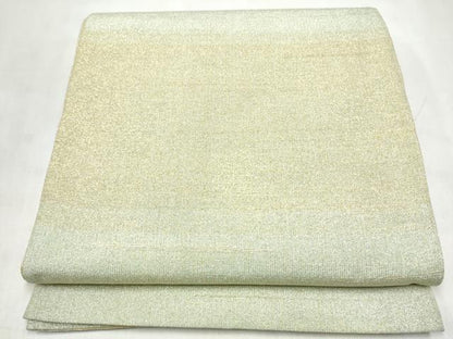 平和屋着物●桝屋高尾　(ねん金綴錦)　全通柄袋帯　段霞文　金糸　正絹　逸品　CABN2692hy