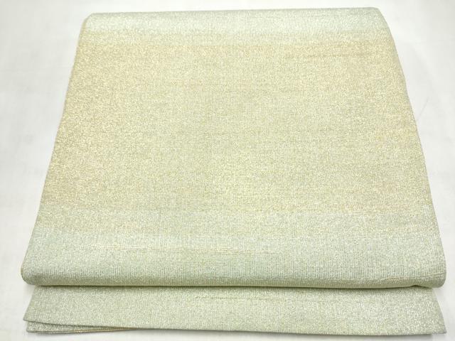 平和屋着物●桝屋高尾　(ねん金綴錦)　全通柄袋帯　段霞文　金糸　正絹　逸品　CABN2692hy