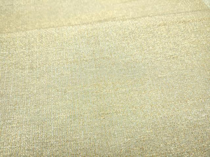 平和屋着物●桝屋高尾　(ねん金綴錦)　全通柄袋帯　段霞文　金糸　正絹　逸品　CABN2692hy