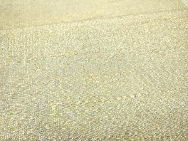 平和屋着物●桝屋高尾　(ねん金綴錦)　全通柄袋帯　段霞文　金糸　正絹　逸品　CABN2692hy