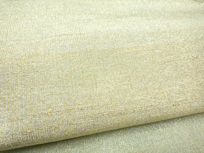 平和屋着物●桝屋高尾　(ねん金綴錦)　全通柄袋帯　段霞文　金糸　正絹　逸品　CABN2692hy