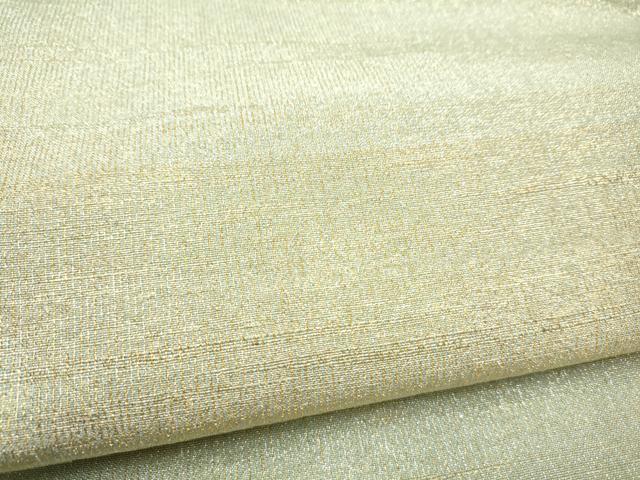 平和屋着物●桝屋高尾　(ねん金綴錦)　全通柄袋帯　段霞文　金糸　正絹　逸品　CABN2692hy