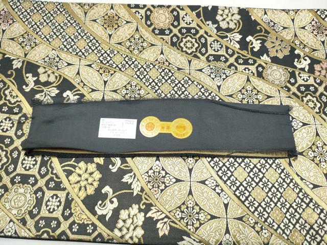 平和屋着物●西陣織　陰山織物謹製　箔屋清兵衛　六通柄袋帯　経糸三十六百本　証紙付き　正絹　逸品　未使用　CABN2704hy