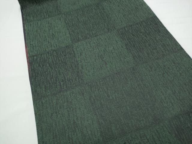 平和屋着物●六通柄袋帯　霞文　金糸　健勝苑扱い　正絹　逸品　CABN2721hy