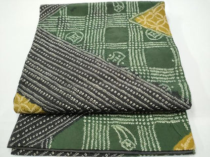 平和屋着物●全通柄　京袋帯　総絞り　宝尽くし文　正絹　逸品　CABN2766hy
