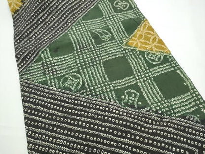 平和屋着物●全通柄　京袋帯　総絞り　宝尽くし文　正絹　逸品　CABN2766hy