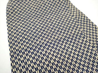 平和屋着物●創作　全通柄　九寸名古屋帯　矢羽根文　綿　逸品　CABN2791hy