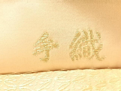 平和屋着物●六通柄袋帯　唐織　手織　花尽くし　金糸　正絹　逸品　CABN2820vp
