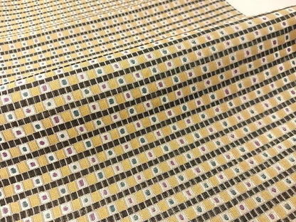 平和屋着物●六通柄袋帯　紹巴　格子柄　銀糸　正絹　逸品　未使用　CABN2851vp