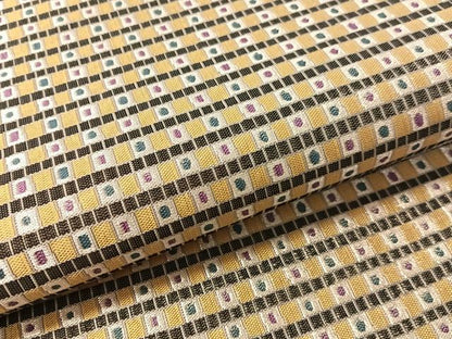 平和屋着物●六通柄袋帯　紹巴　格子柄　銀糸　正絹　逸品　未使用　CABN2851vp