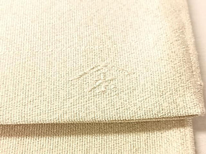 平和屋着物●太鼓柄袋帯　綴れ　御所車花鳥文　金銀彩　正絹　逸品　CABN2879vp