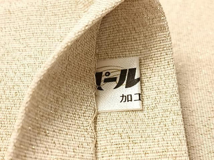 平和屋着物●爪掻き本綴れ　太鼓柄袋帯　地紙鳳凰花文　金銀糸　正絹　逸品　CABN2886vp