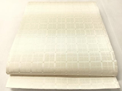 平和屋着物●両面　六通柄袋帯　吉祥間道　正絹　逸品　CABN2906vp