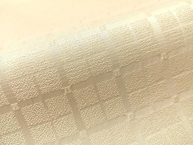 平和屋着物●両面　六通柄袋帯　吉祥間道　正絹　逸品　CABN2906vp