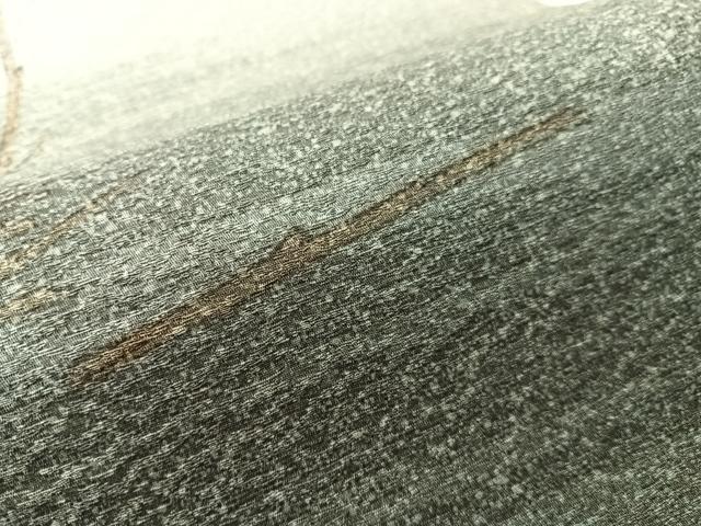 平和屋着物●友禅作家　茂野大生　両面　太鼓柄袋帯　手描き　風景文　正絹　逸品　CABN2923vp
