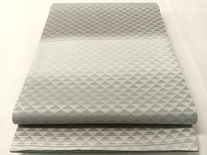 平和屋着物●友禅作家　茂野大生　両面　太鼓柄袋帯　手描き　風景文　正絹　逸品　CABN2923vp
