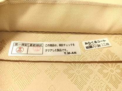 平和屋着物●六通柄袋帯　唐織　宮廷有職文様　金糸　正絹　逸品　CABN2940vp