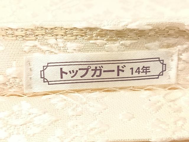 平和屋着物●六通柄袋帯　唐織　桐竹鳳凰文　金糸　正絹　逸品　CABN3013vp
