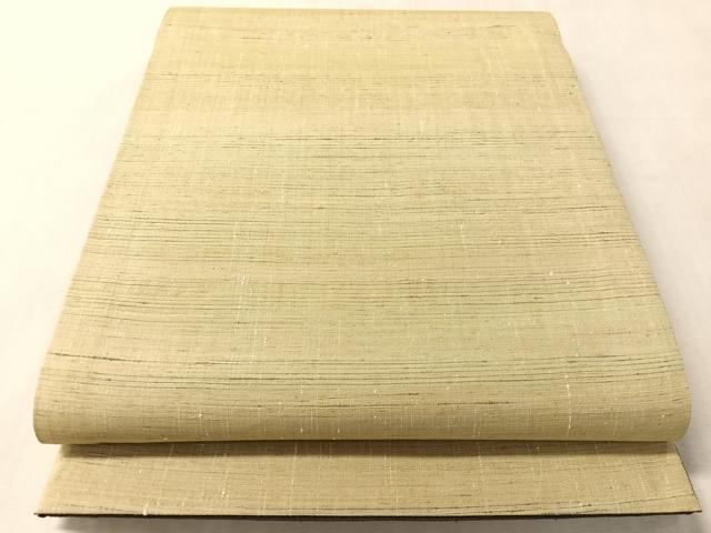 平和屋着物●両面　全通柄袋帯　紬地　絞り　流線文　正絹　逸品　CABN3016vp