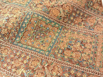 平和屋着物●西陣　川島織物　六通柄　本袋帯　吉祥花文　正絹　逸品　CABN3035vp