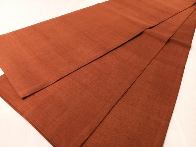 平和屋着物●中国三大刺繍　スワトウ相良刺繍　総刺繍　太鼓柄袋帯　紬地　カトレア　正絹　逸品　CABN3046vp