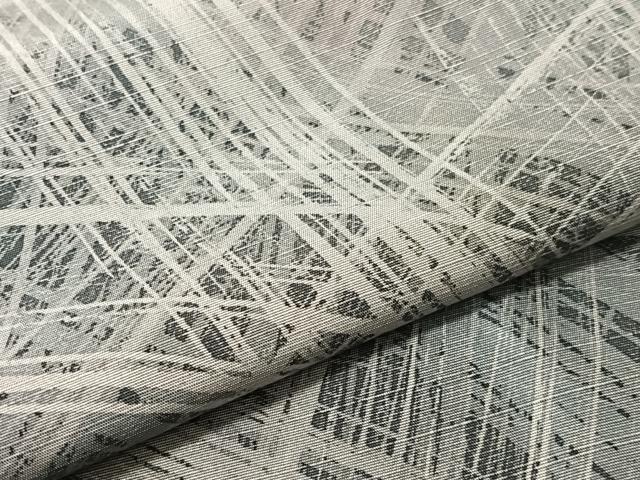 平和屋着物●訪問着　紬地　作家物　流線文　正絹　逸品　未使用　CABN3057vp