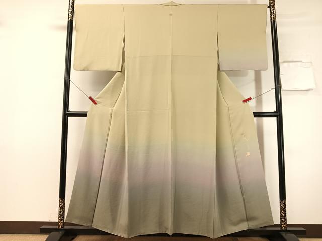 平和屋着物●一蔵コレクション　訪問着　霞文　暈し染め　正絹　逸品　CABN3061vp