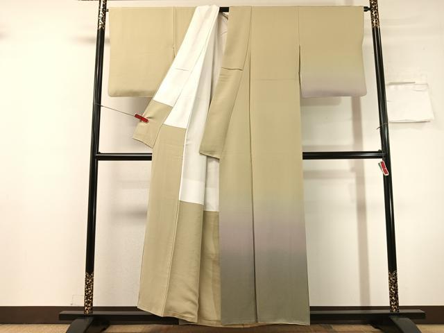 平和屋着物●一蔵コレクション　訪問着　霞文　暈し染め　正絹　逸品　CABN3061vp