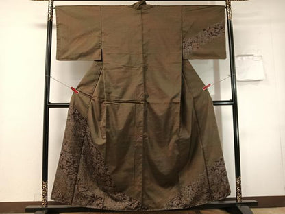 平和屋着物●本場大島紬　訪問着　9マルキ　辻が花　正絹　逸品　未使用　CABN3067vp