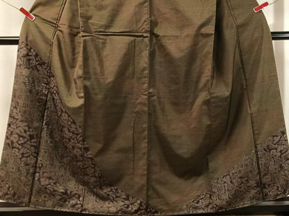 平和屋着物●本場大島紬　訪問着　9マルキ　辻が花　正絹　逸品　未使用　CABN3067vp