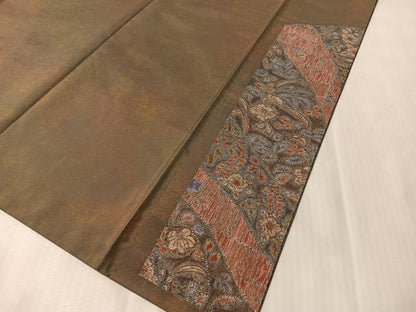平和屋着物●本場大島紬　訪問着　9マルキ　辻が花　正絹　逸品　未使用　CABN3067vp